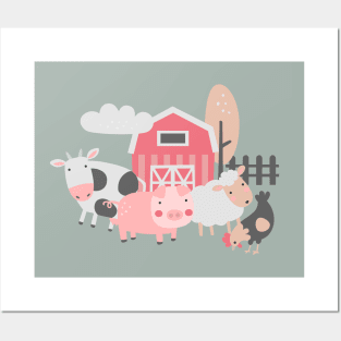 Farm life Posters and Art